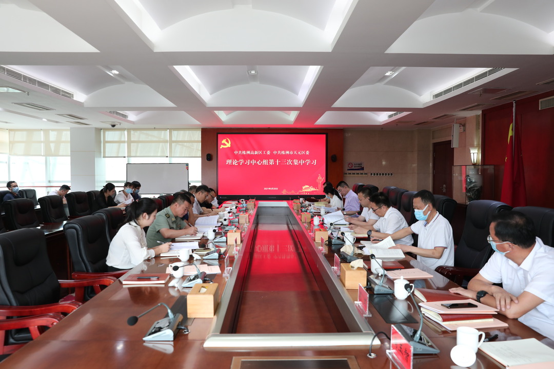工委、区委理论学习中心组举行2021年第十三次集中学习
