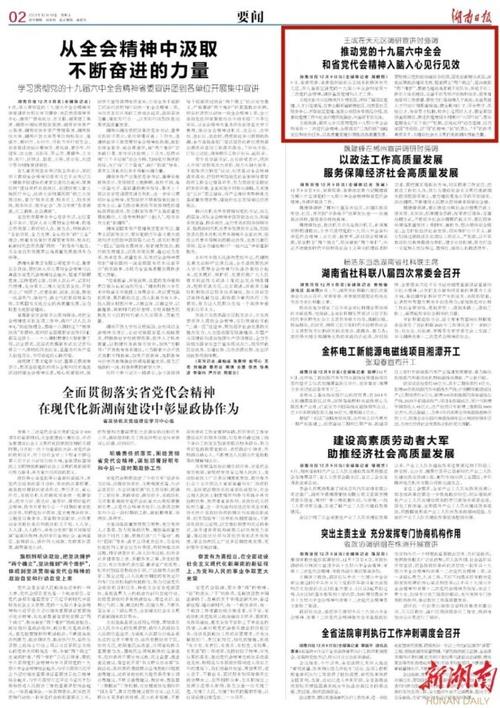 湖南日報 | 王成在天元區調研宣講時強調 推動黨的十九屆六中全會和省黨代會精神入腦入心見行見效