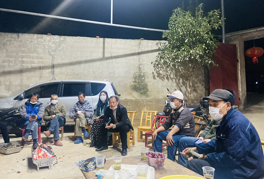 马家河街道：冬夜里的“夜谈会”