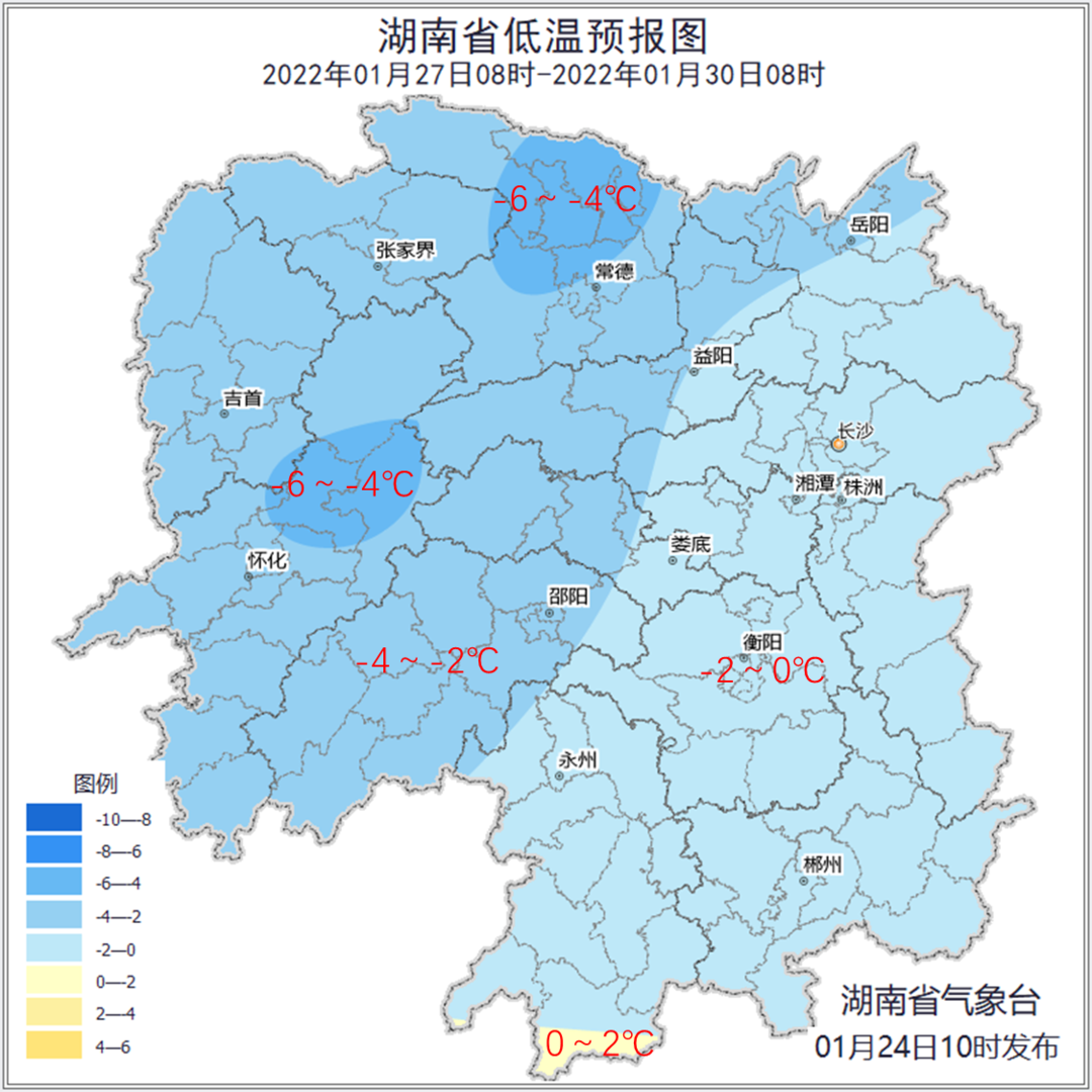 近期省内低温阴雨持续  27日至29日有暴雪冰冻天气发生