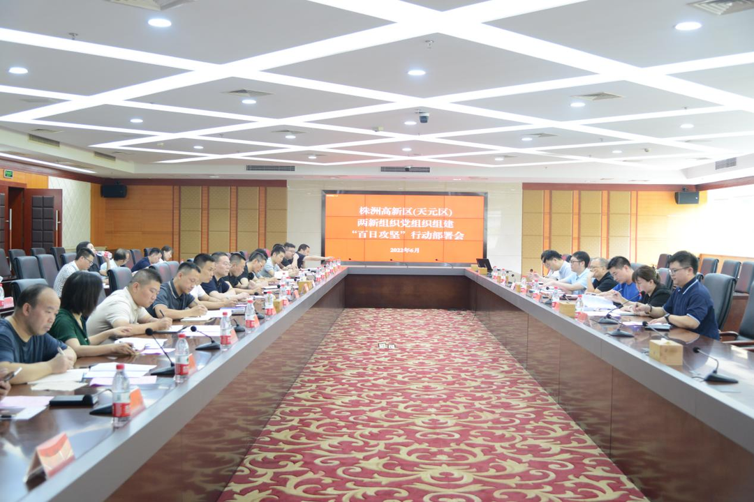 天元区：开展“百日攻坚” 全力提升两新党组织“两个覆盖”质效