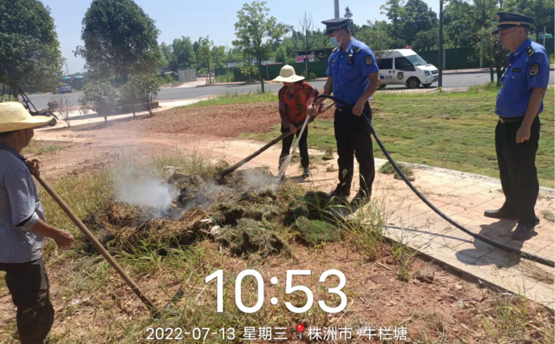 天元城管：开展夏季露天焚烧专项整治工作