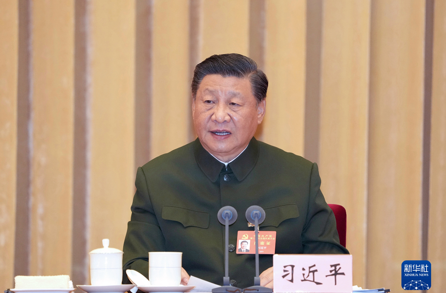 习近平在出席军队领导干部会议时强调 认真学习宣传贯彻党的二十大精神 奋力实现建军一百年奋斗目标
