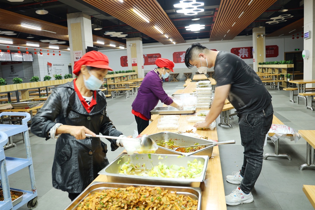 生产物资有保障 园区“战役”有力量