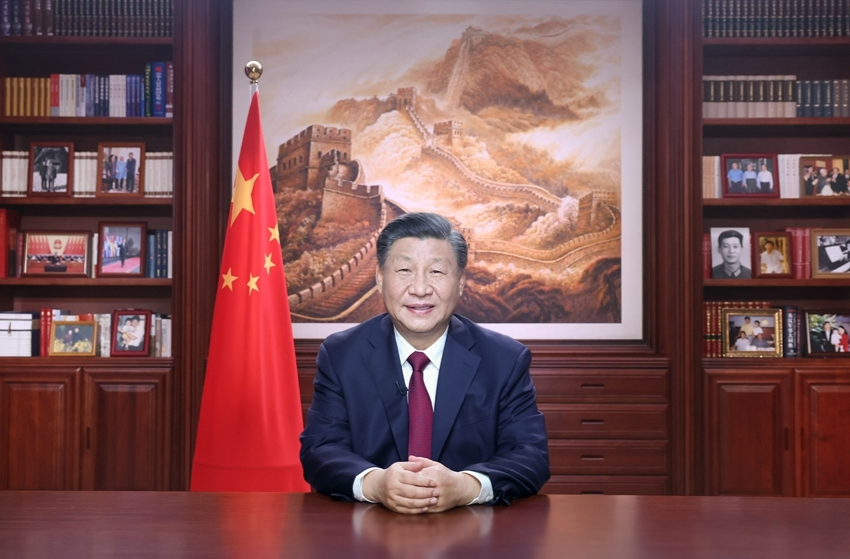 全球共此時，習主席新年賀詞跨越山海溫暖人心