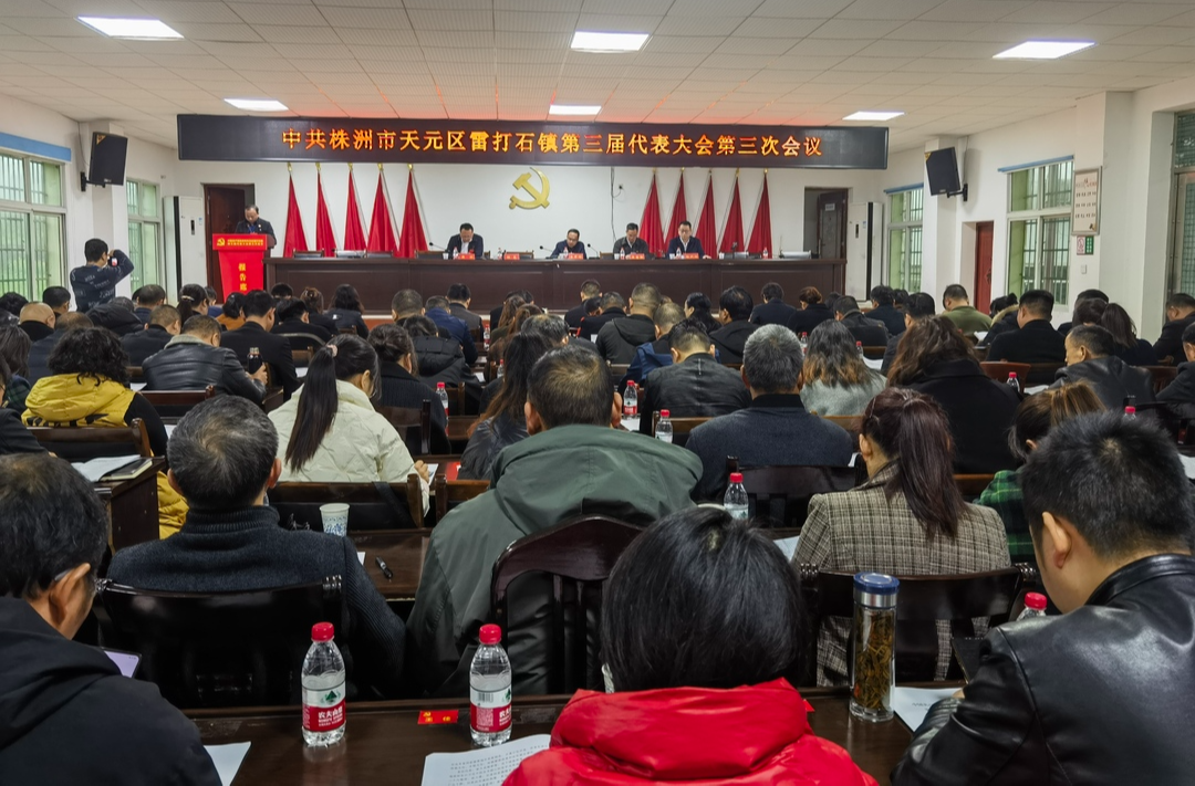 乘势而上 砥砺前行——雷打石镇党代会胜利召开