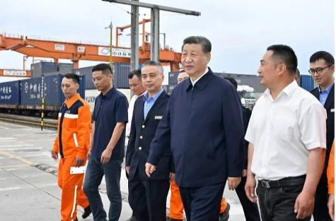 时政微观察丨再次考察西部陆海新通道，总书记提出新要求