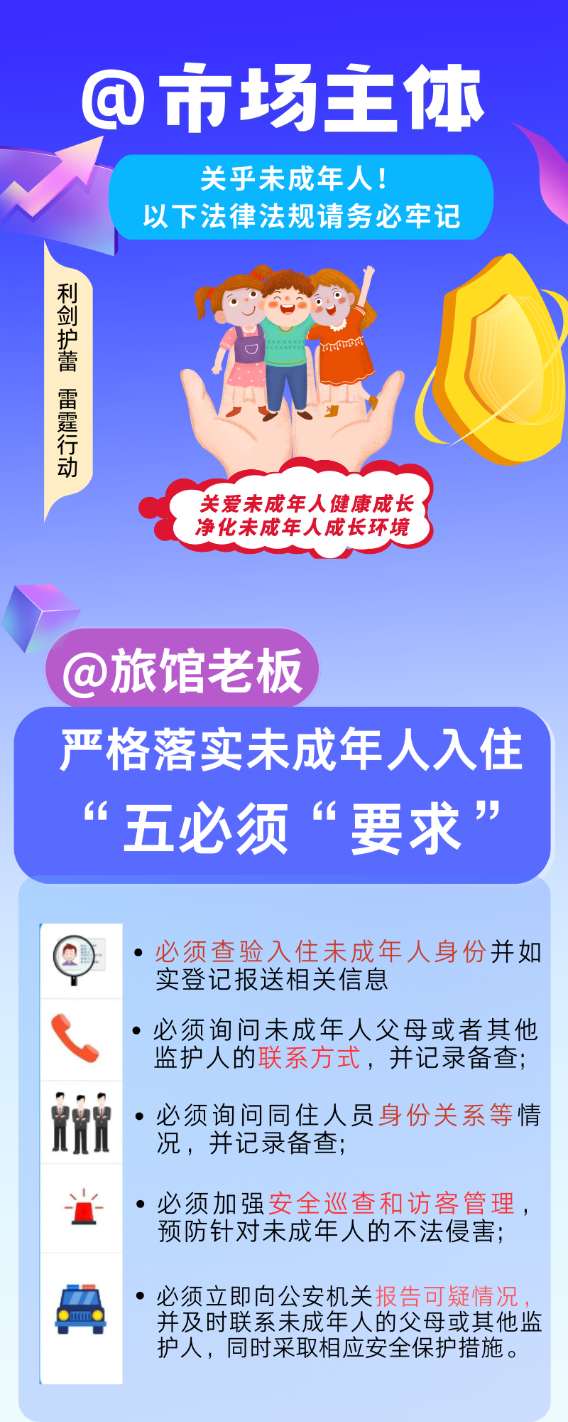 利剑护蕾|不能进，不能卖!@老板们