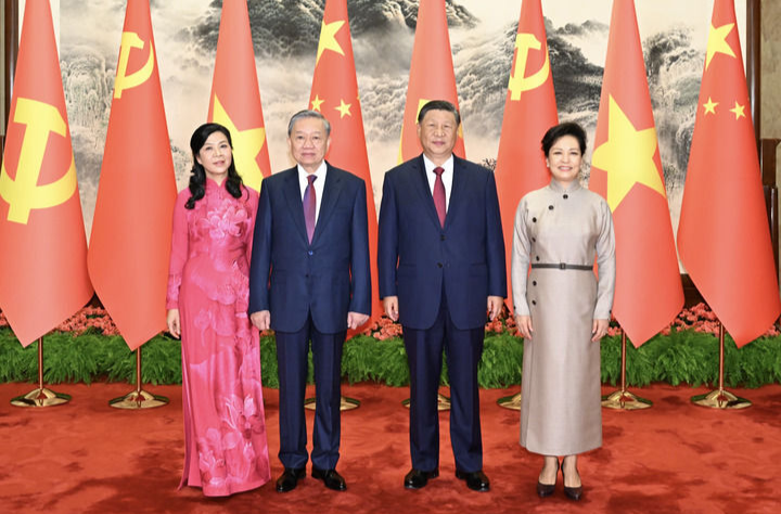 习近平同越共中央总书记、国家主席苏林会谈