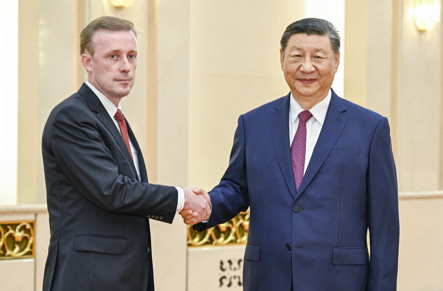 习近平会见美国总统国家安全事务助理沙利文