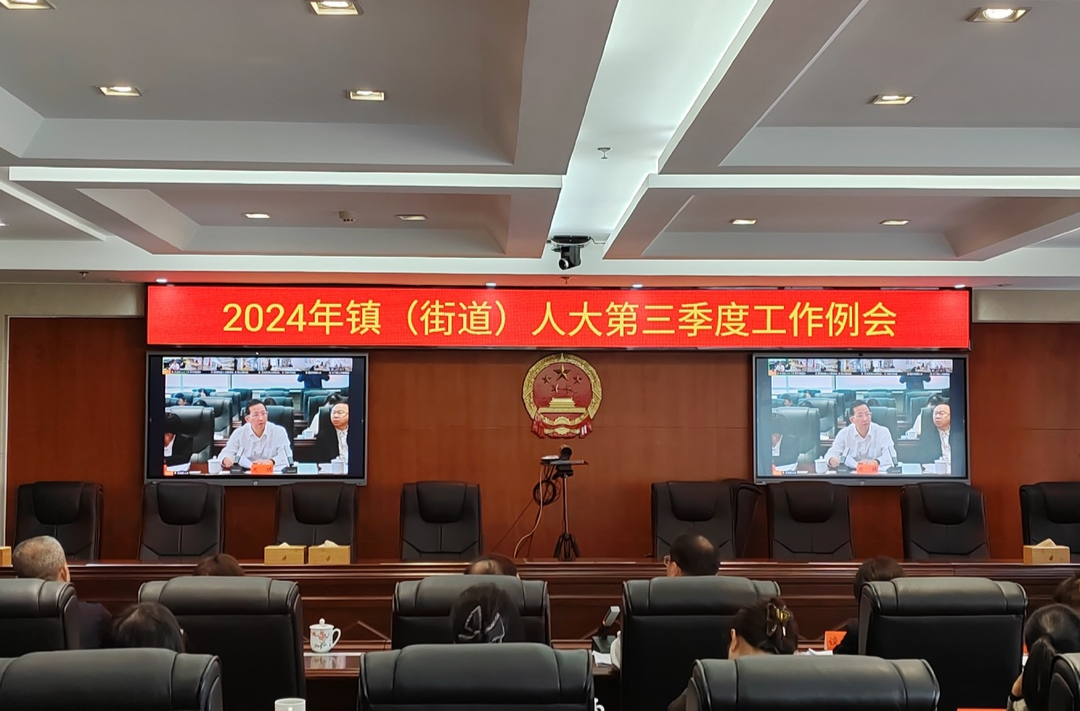 天元区人大召开镇（街道）人大第三季度工作例会视频会议