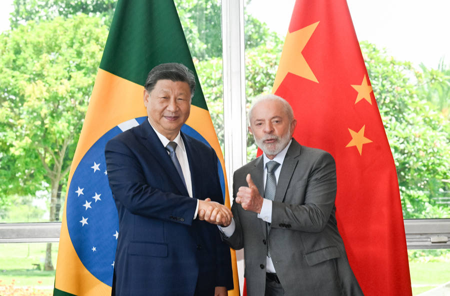 习近平同巴西总统卢拉举行会谈