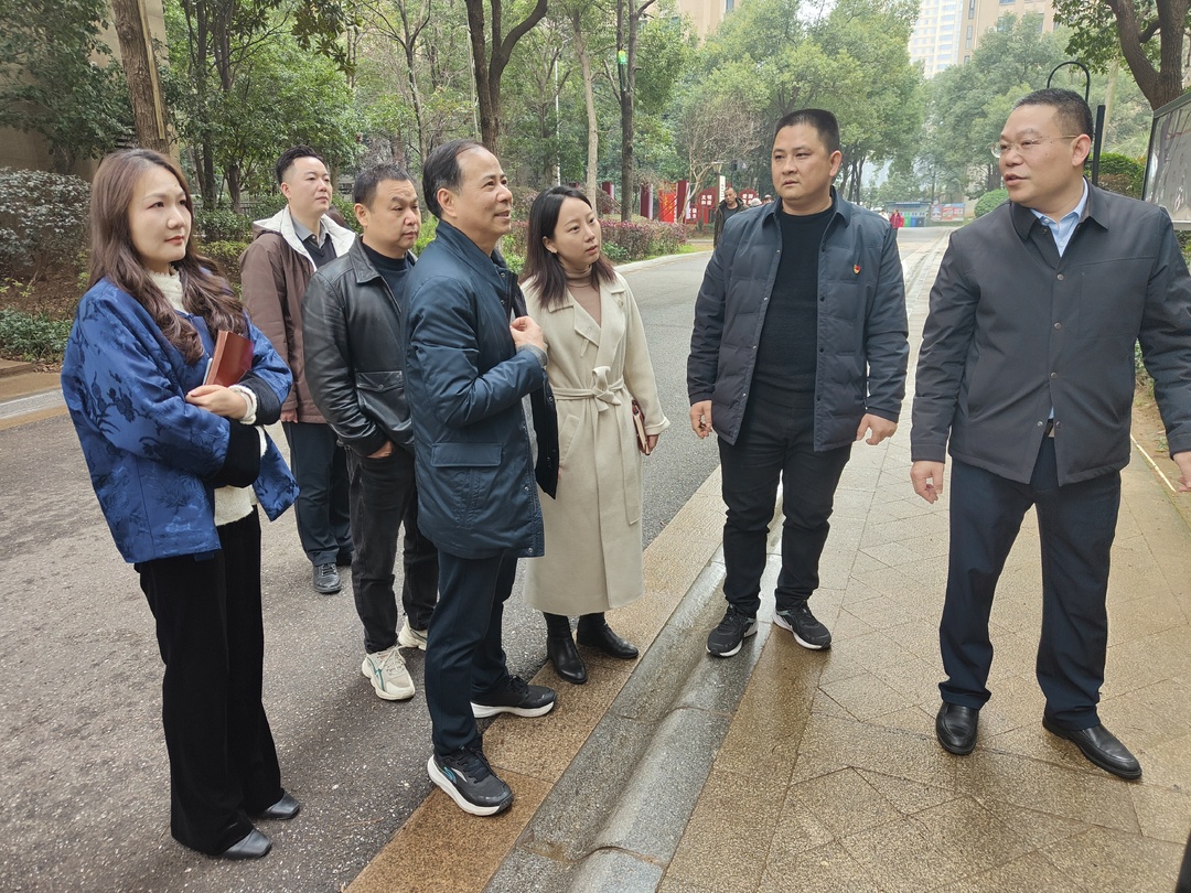 天元区政协党组书记、主席周玉智率队 视察泰山路街道人居生态构建工作