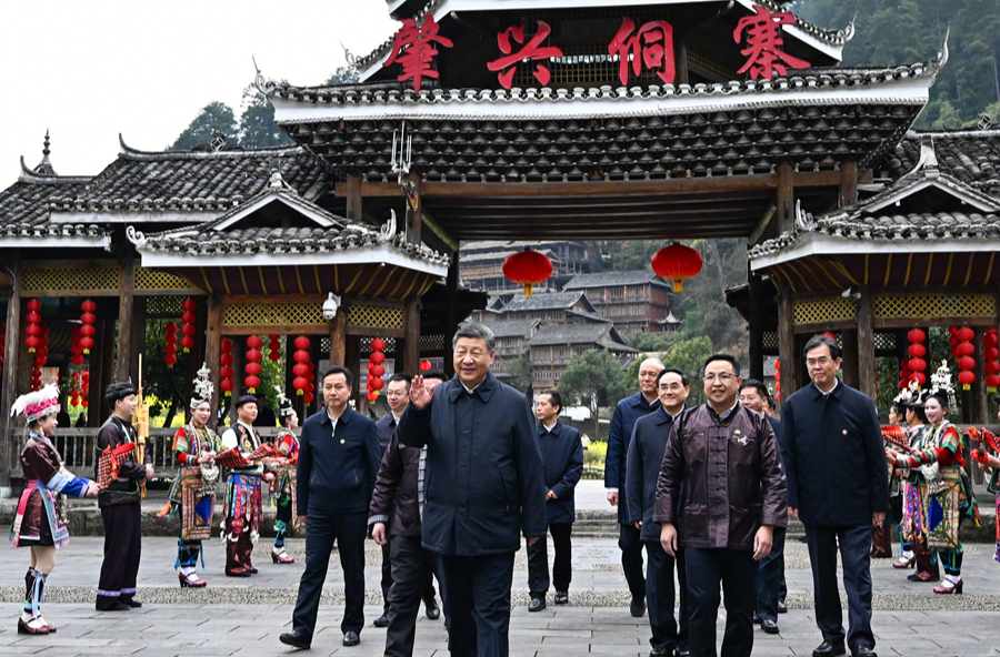 信团鼓楼话振兴，习近平：祝你们的日子越过越红火