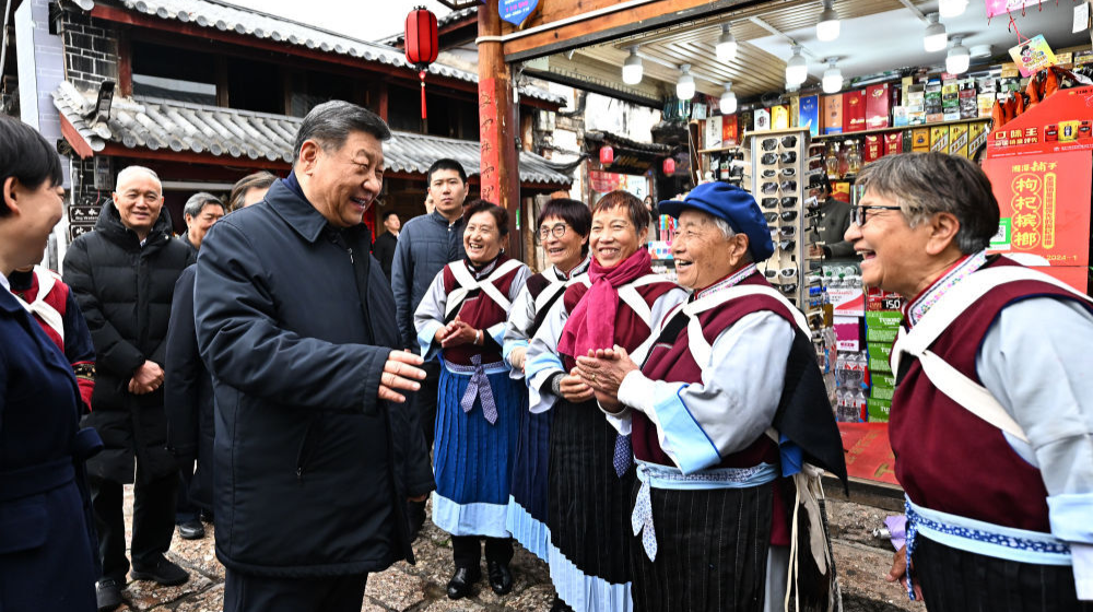 习近平在云南丽江市考察调研