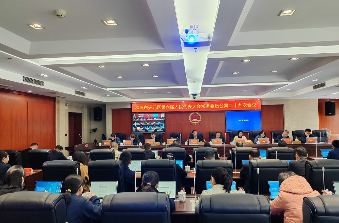 区六届人大常委会召开第二十九次会议