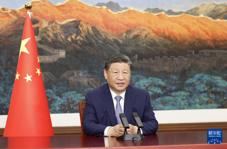 习近平向气候和公正转型领导人峰会发表致辞