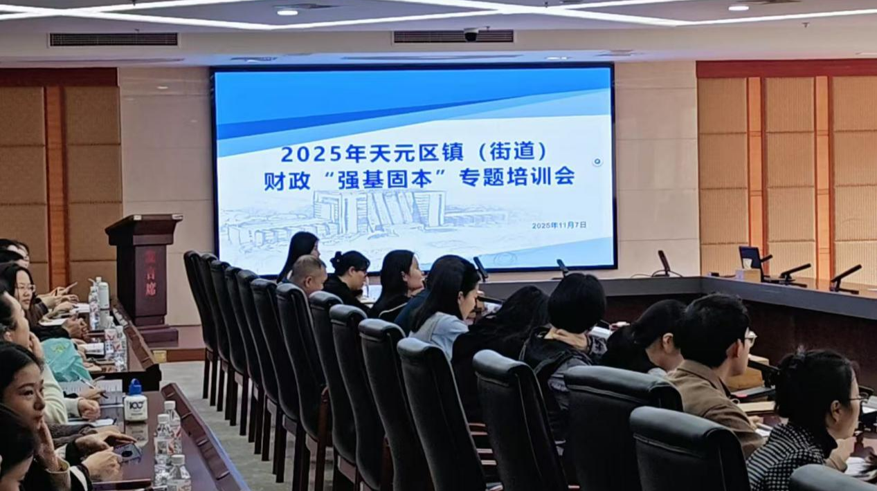 天元区举办镇（街道）财政“强基固本”专题培训会 筑牢基层财政安全防线