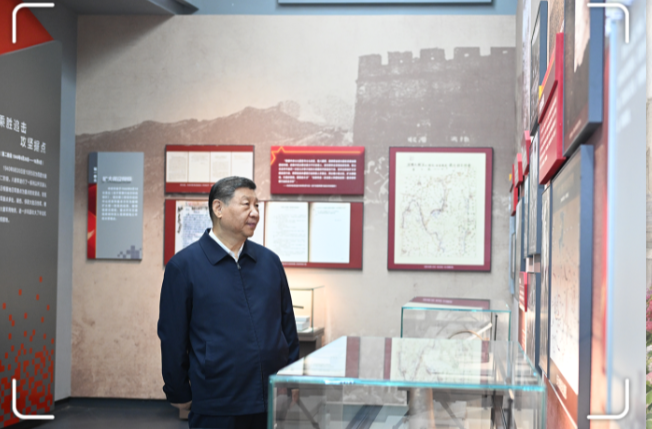 近镜头·习近平的文化足迹丨“把伟大抗战精神一代代传下去”