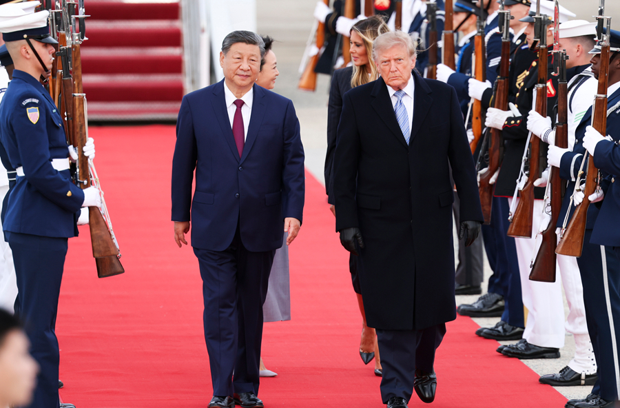 习近平抵达华盛顿对美国进行国事访问